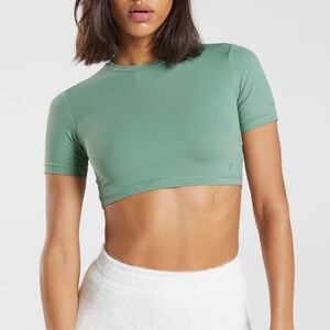 Gymshark x Whitney Simmons Crop Tee - Green